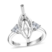 950 Platinum Luxuriant Lab Grown Diamond (E-F, VS2) Ring (Size 7.5) 0.50 ctw