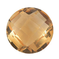 AA Brazilian Citrine (Rnd 8 mm) 1.58 ctw Loose Gemstone