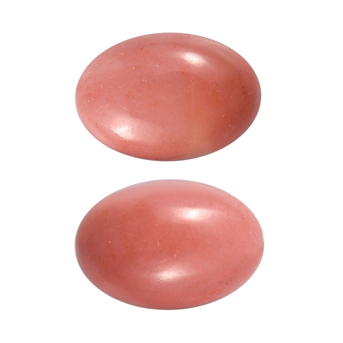 AA Peach Opal Set of 2 (Ovl 6x4 mm) 0.58 ctw Loose Gemstone