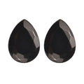 Silver Shungite Set of 2 (Pear 7x5 mm) 0.56 ctw Loose Gemstone - Sticky add to cart bar