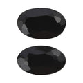 Set of 2 Thai Black Spinel (Oval 5x3 mm) 0.55 ctw Loose Gemstone - Sticky add to cart bar