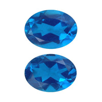 Caribbean Quartz Set of 2 (Ovl 7x5 mm) 1.46 ctw Loose Gemstone