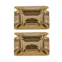 Citrine Set of 2 (Oct 6x4 mm) 1.09 ctw Loose Gemstone