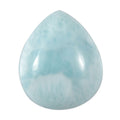 AA Larimar (Pear 12x10 mm) 3.95 ctw Loose Gemstone - Sticky add to cart bar
