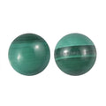 African Malachite Set of 2 (Rnd 6 mm) 1.65 ctw Loose Gemstone - Sticky add to cart bar