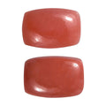 AAA Peach Opal Set of 2 (Cush 6x4 mm) 0.70 ctw Loose Gemstone - Sticky add to cart bar
