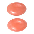 AAA Peach Opal Set of 2 (Ovl 6x4 mm) 0.54 ctw Loose Gemstone - Sticky add to cart bar