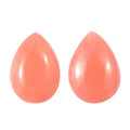 Set of 2 AA Peruvian Pink Opal (Pear 7x5 mm) 1.14 ctw Loose Gemstone - Sticky add to cart bar