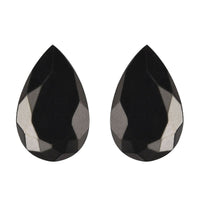 Silver Shungite Set of 2 (Pear 8x5 mm) 0.67 ctw Loose Gemstone