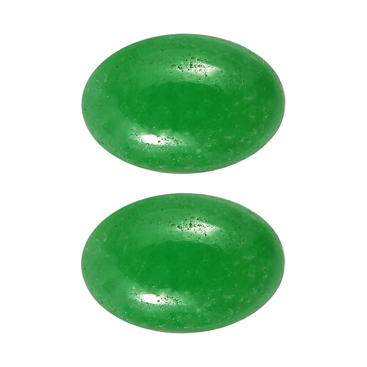 AA Green Jade (D) (Ovl 6x4 mm) 1.00 ctw Loose Gemstone