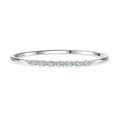 Karis Moon Glow Moonstone 1.70 ctw Bangle Bracelet in Platinum Bond (6.50 In) - Sticky add to cart bar