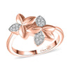 Rose Gold Over Sterling Silver