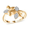 Yellow Gold Over Sterling Silver