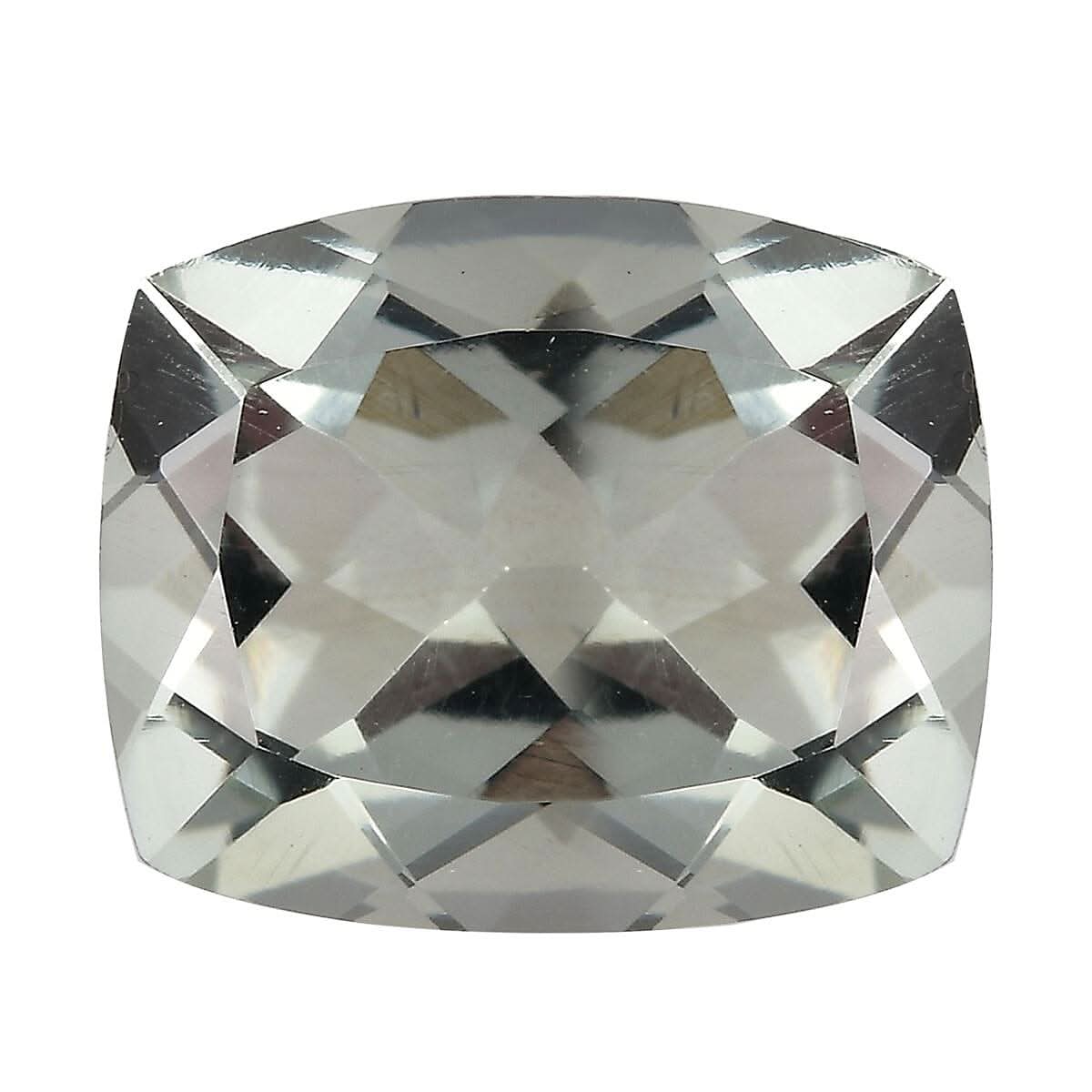 Montezuma Prasiolite (Cush 12x10 mm) 5.00 ctw Loose Gemstone