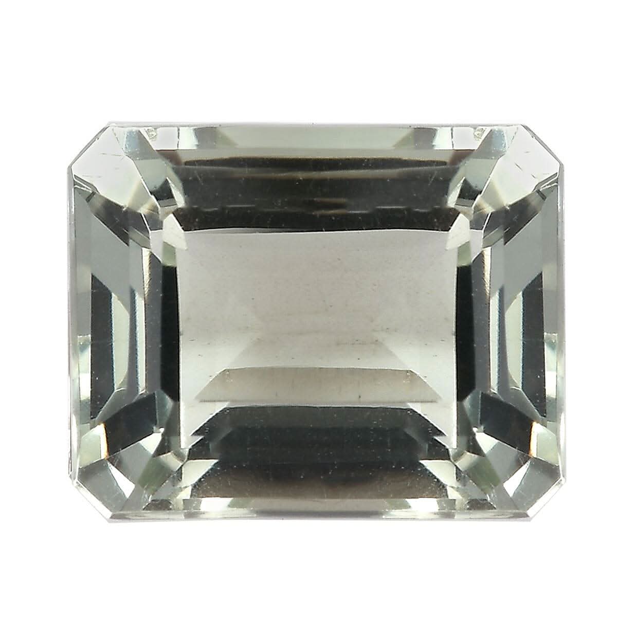 AAA Montezuma Prasiolite (Octagon 10x8 mm) 2.90 ctw Loose Gemstone