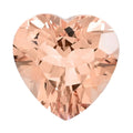 Certified & Appraised AAAA Marropino Morganite (Hrt 15x15 mm) 10.00 ctw - Sticky add to cart bar