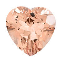 Certified & Appraised AAAA Marropino Morganite (Hrt 15x15 mm) 10.00 ctw