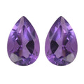 African Amethyst Set of 2 (Pear 6x4 mm) 0.71 ctw Loose Gemstone - Sticky add to cart bar