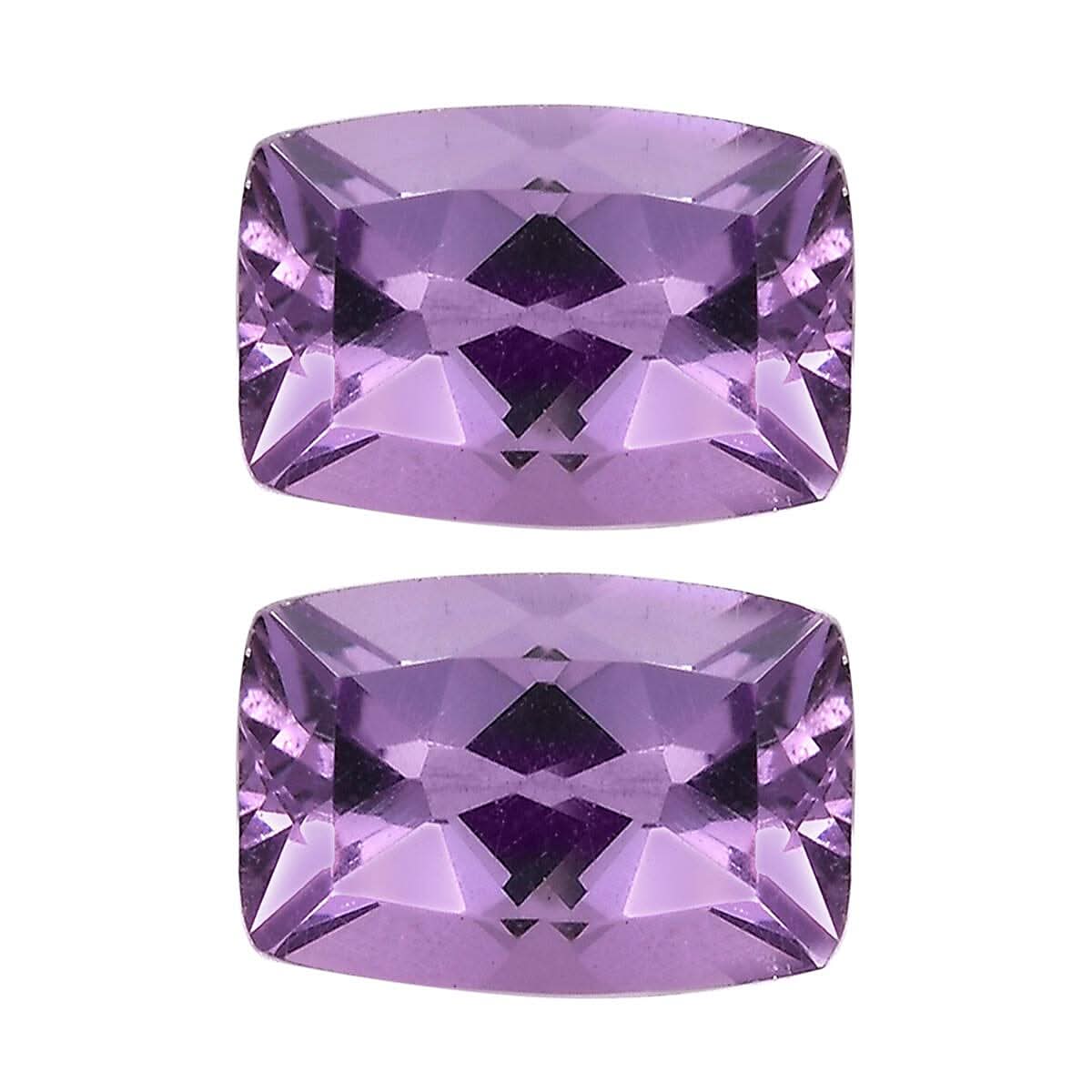 Rose De France Amethyst (Cush 6x4 mm) 0.82 ctw Loose Gemstone