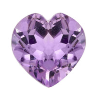 Rose De France Amethyst (Hrt 8 mm) 1.50 ctw Loose Gemstone