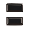 Silver Shungite Set of 2 (Bgt 6x3 mm) 0.47 ctw Loose Gemstone - Sticky add to cart bar