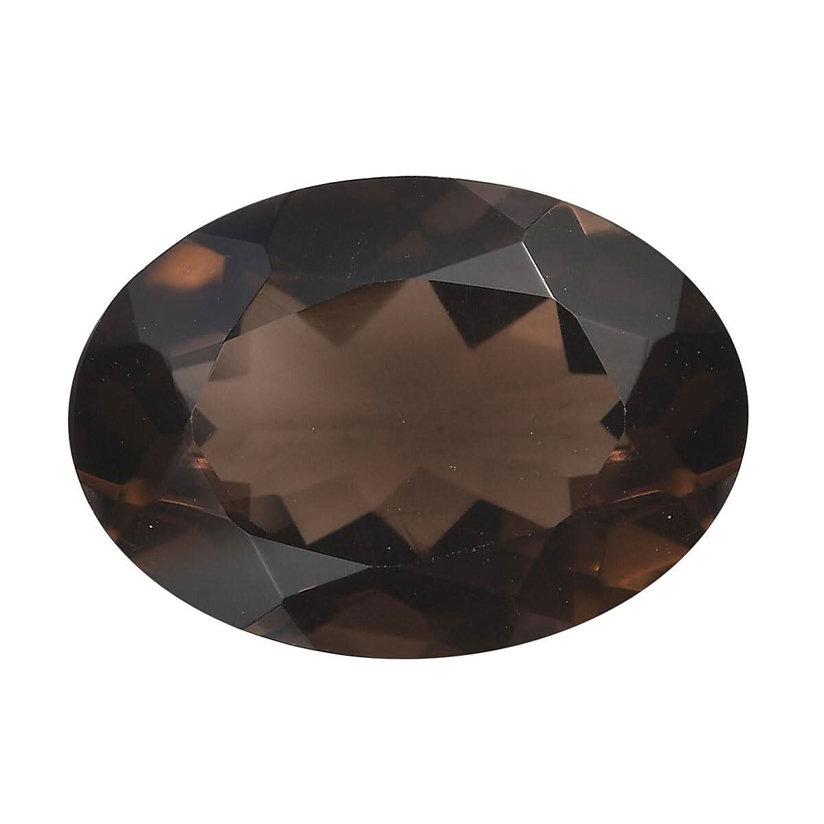 Brazilian Smoky Quartz (Ovl 14x10 mm) 5.05 ctw Loose Gemstone