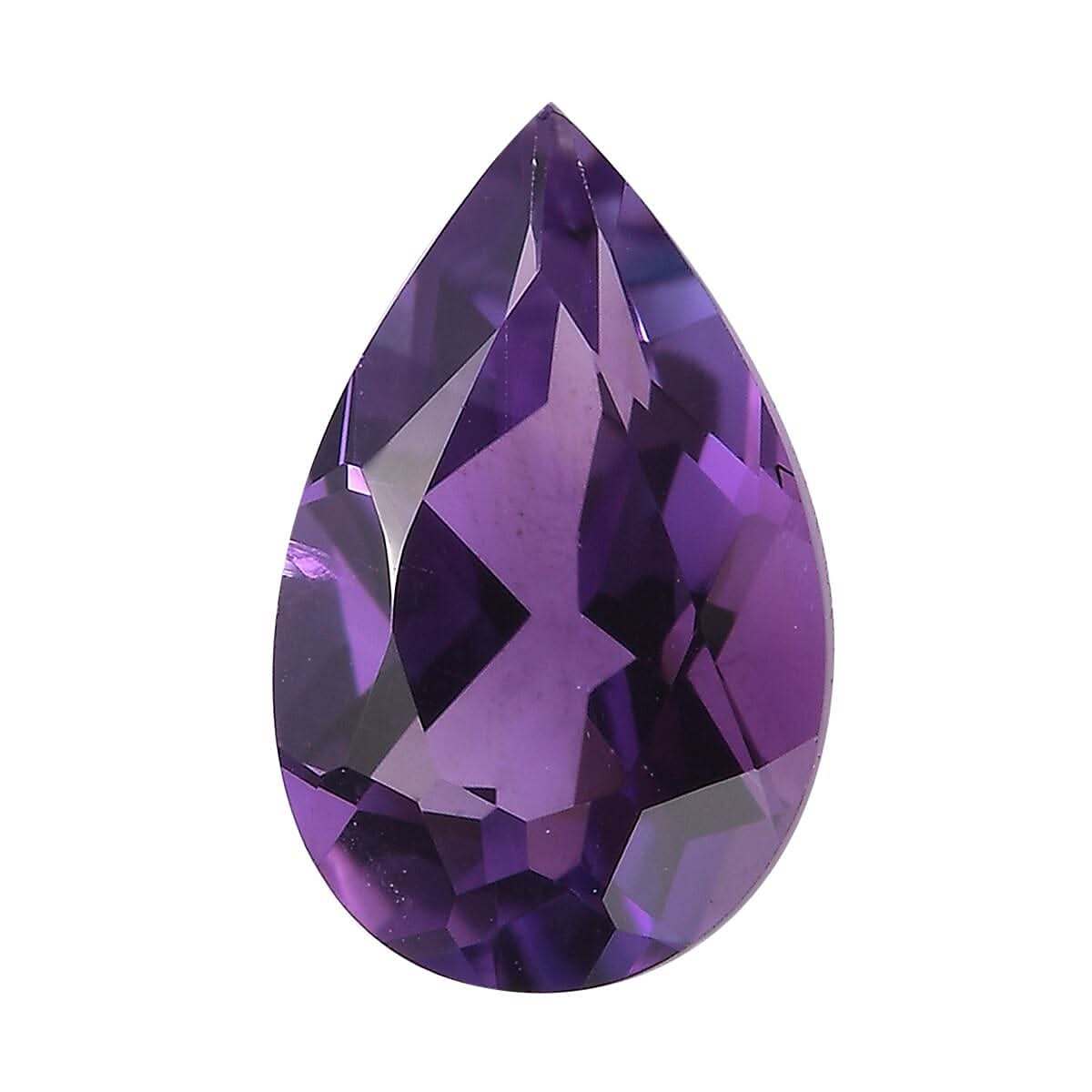 AA Mashamba Amethyst (Pear 8x5 mm) 0.60 ctw Loose Gemstone