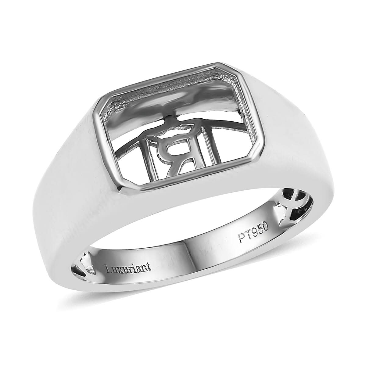 950 Platinum Mens Ring (Size 10.0) (10.60 g)