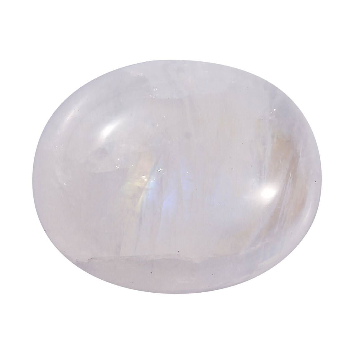 Rainbow Moonstone (Oval 12x10 mm) 4.80 ctw Loose Gemstone
