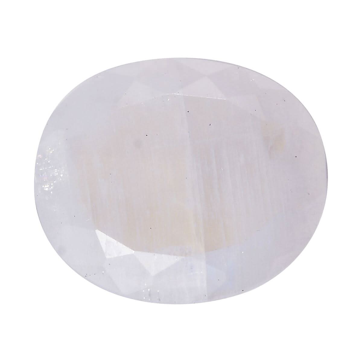 AA Rainbow Moonstone (Oval 12x10 mm) 4.40 ctw Loose Gemstone