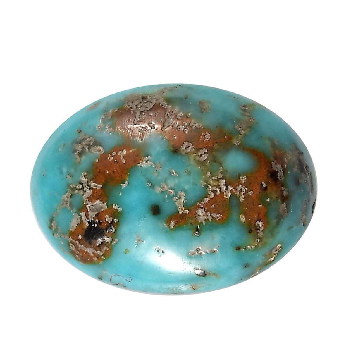 Sierra Nevada Turquoise (Ovl 8x6 mm) 1.20 ctw Loose Gemstone