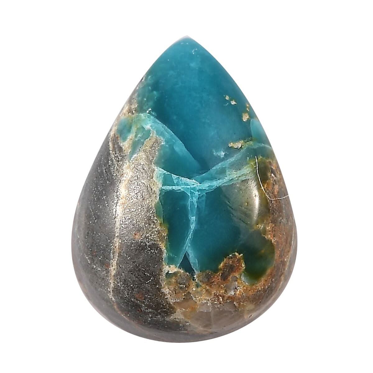 Sierra Nevada Turquoise (Pear 8x6 mm) 0.90 ctw Loose Gemstone
