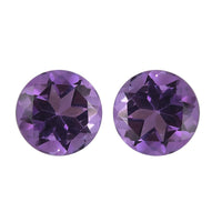 Uruguay Amethyst (Rnd 5 mm) 0.82 ctw Loose Gemstone