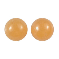 Yellow Aventurine Set of 2 (Rnd 8 mm) 4.92 ctw Loose Gemstone