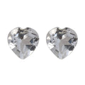 White Topaz Set of 2 (Heart 5 mm) 1.06 ctw Loose Gemstone - Sticky add to cart bar