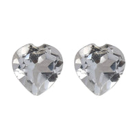 White Topaz Set of 2 (Heart 5 mm) 1.06 ctw Loose Gemstone