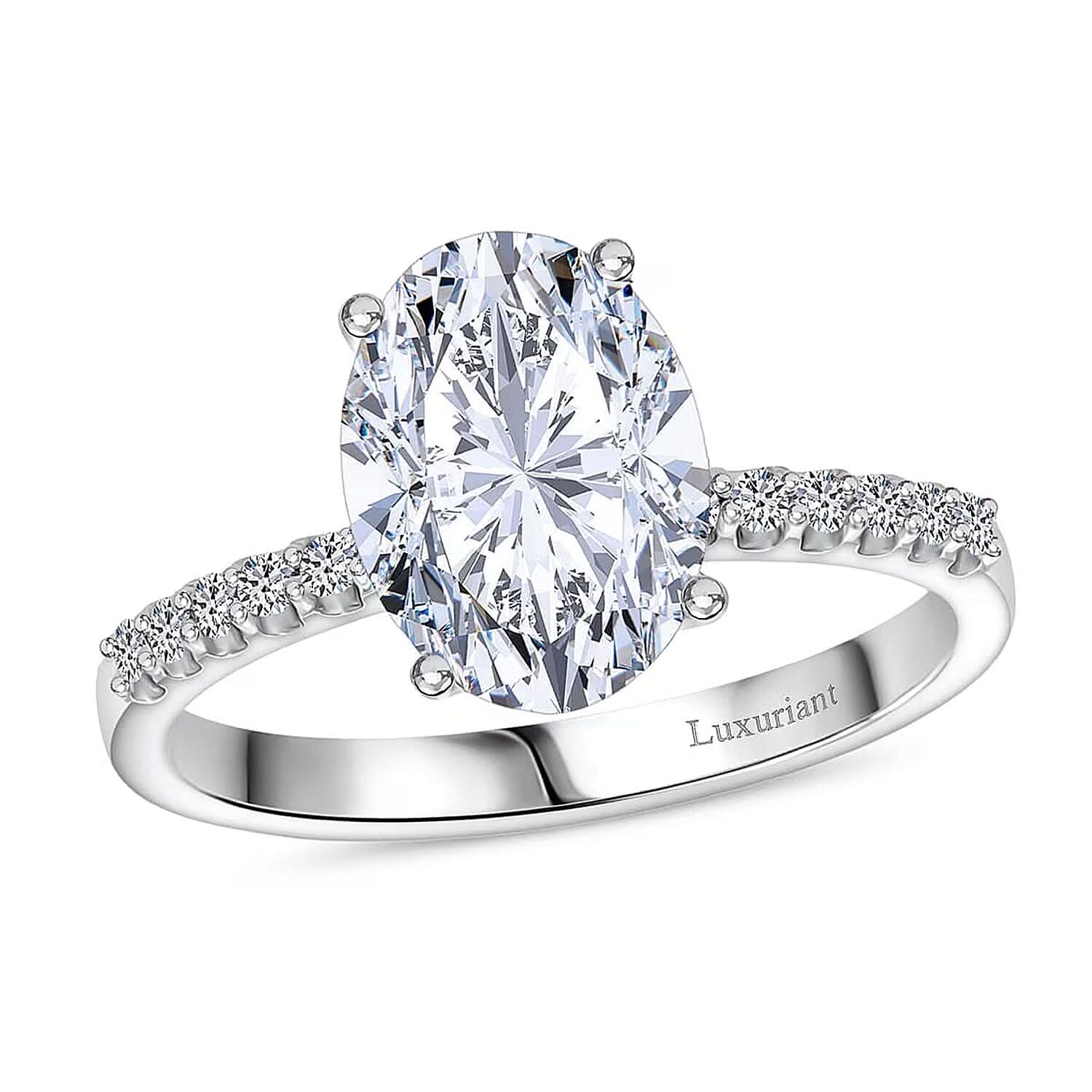 IGI Certified Luxuriant Lab Grown Diamond EF VS 3.00 ctw Ring in 950 Platinum