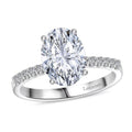 IGI Certified Luxuriant Lab Grown Diamond EF VS 3.00 ctw Ring in 950 Platinum - Sticky add to cart bar