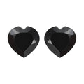 Set of 2 Thai Black Spinel (Hrt 5 mm) 0.94 ctw Loose Gemstone - Sticky add to cart bar