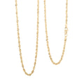 2.5mm Diamond-cut Rope Chain Necklace in 10K Yellow Gold 3.60 Grams 20 Inches - Sticky add to cart bar