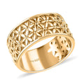 D'Joy Abstract Band Ring in 18K Vermeil Yellow Gold Over Sterling Silver (Size 10.0) 6.25 Grams - Sticky add to cart bar