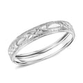 950 Platinum Diamond-cut Band Ring (Size 10.0) (3.50 g) - Sticky add to cart bar