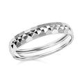 950 Platinum Diamond-cut Band Ring (Size 10.0) (3.30 g) - Sticky add to cart bar