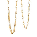 5mm Paperclip Chain Necklace in 14K Yellow Gold 11 Grams 24 Inches - Sticky add to cart bar