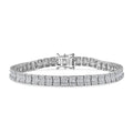 D'Joy Natural Champagne Diamond Fancy Bracelet in 18K Vermeil RG Over Sterling Silver (7.25 In) 2.65 ctw - Sticky add to cart bar