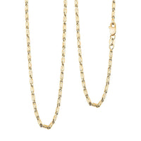 1.55mm Rozo Chain Necklace in 14K Yellow Gold 5.70 Grams 18 Inches