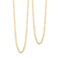 3.5mm Cuban Chain Necklace in 14K Yellow Gold 5.65 Grams 24 Inches - Sticky add to cart bar