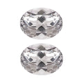 White Topaz (Ovl 8x6 mm) 2.54 ctw Loose Gemstone - Sticky add to cart bar