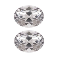 White Topaz (Ovl 8x6 mm) 2.54 ctw Loose Gemstone