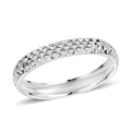 950 Platinum Diamond-Cut Band Ring (Size 10.0) 2.15 Grams - Sticky add to cart bar